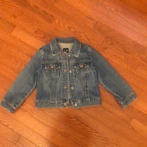 Unisex Gap Denim Jacket Snap Closure  Size 4T
